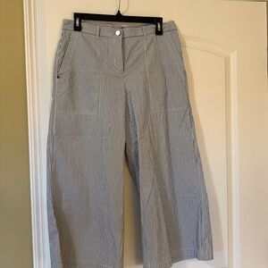 Lafayette 148 New York Indigo Striped Pants